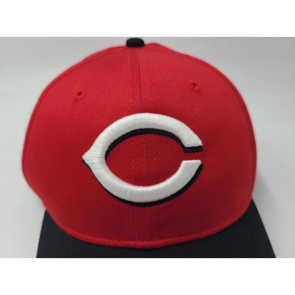 Vintage Youth Cincinnati Reds New Era Snapback Hat Cap MLB Baseball Red‎ Black